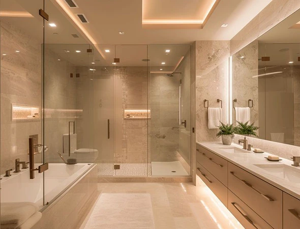 Custom Tile Bathroom Remodel Service in Bolivia NC